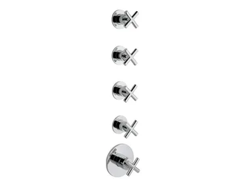 VERA - 5 hole Recessed shower mixer by GUGLIELMI RUBINETTERIE - view 2